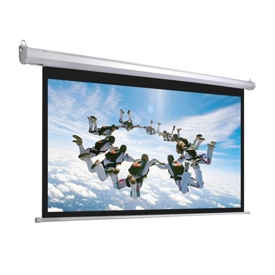 Peak M180 366×274 cm Motorlu Kumandalı Projeksiyon Perdesi-Beyaz Kasa görsel 3